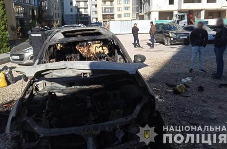 У Тернополі спіймали двох боксерів, які на проспекті Бандери спалили автомобіль (ВІДЕО)