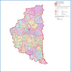карта Тернопільщини, 55 ОТГ
