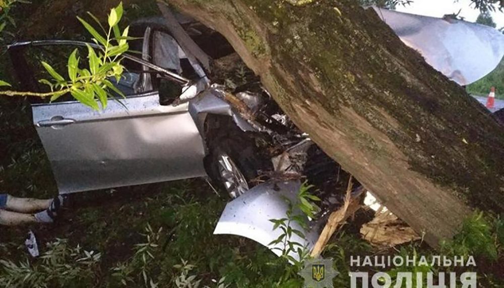 Врізалися у дерево: в аварії у Кременецькому районі загинув пасажир “Тойоти”