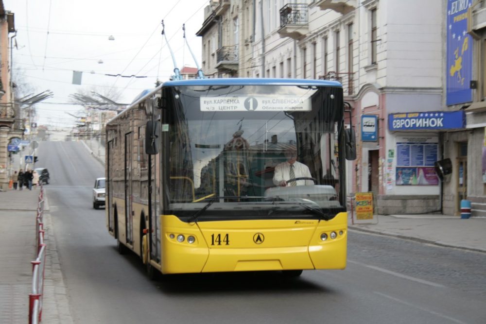 тролейбус у Тернополі