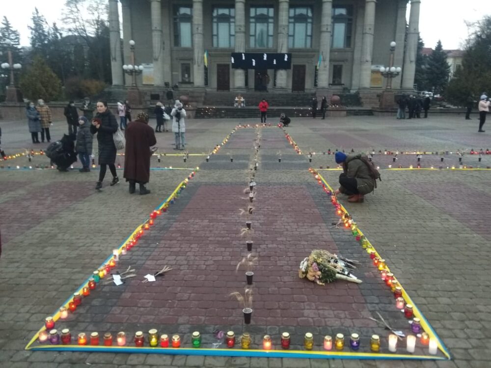 У Тернополі вшанували пам’ять жертв Голодомору (ФОТО, ВІДЕО)