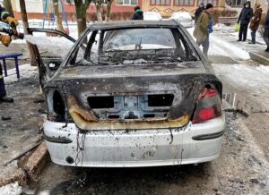пожежа Тернопіль авто