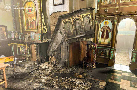 На Бережанщині сталася пожежа у церкві