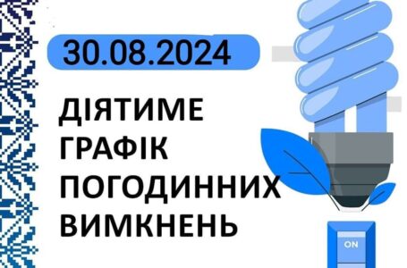 Графік відключення світла у Тернопільській області на 30 серпня (ОНОВЛЕНО)