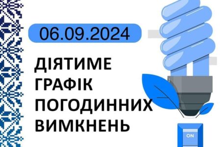 Графік відключення світла у Тернопільській області на 6 вересня (ОНОВЛЕНО)