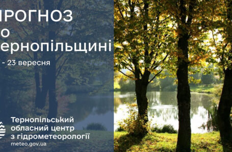 Тепло і без опадів: прогноз погоди у Тернополі на 21 і 22 вересня