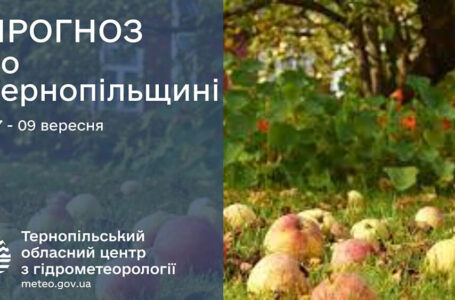 Теплі вихідні: прогноз погоди у Тернополі на 7 і 8 вересня