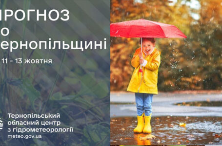 Хмарно і дощ: прогноз погоди у Тернополі на 11 жовтня