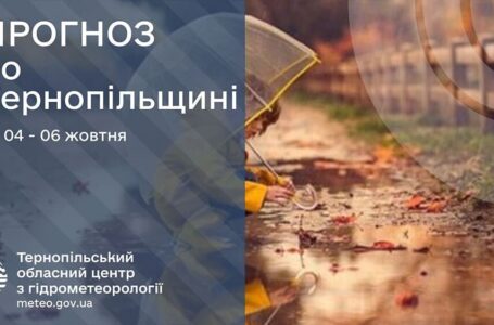 Можливі дощі: прогноз погоди у Тернополі на 4 жовтня