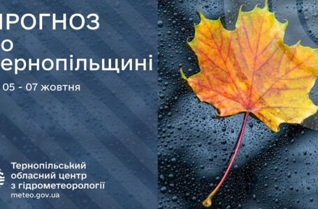 Хмарно і дощ: прогноз погоди у Тернополі на 5 і 6 жовтня