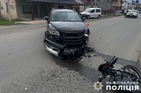 У Хоросткові водій “Вольво” збив 16-річного мотоцикліста