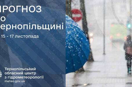 Сніг та дощ: прогноз погоди у Тернополі на 15 листопада