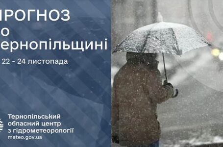 Сніг та ожеледиця: прогноз у Тернополі на 22 листопада