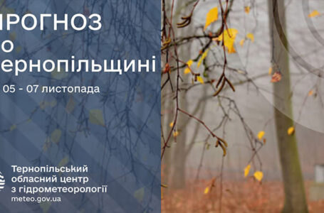 Без опадів: прогноз погоди у Тернополі на 5 листопада