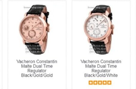 Купити копії годинників Vacheron Constantin в Україні на сайті Kronos-shop