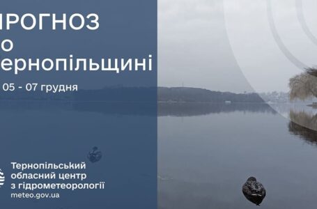 Без опадів: прогноз погоди у Тернополі на 5 грудня