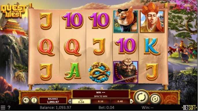 Quest to the West (BetSoft) 
