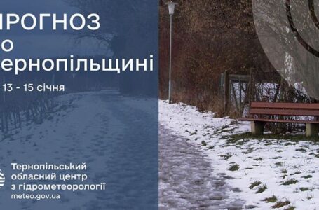 До 6° морозу: прогноз погоди у Тернополі на 13 січня