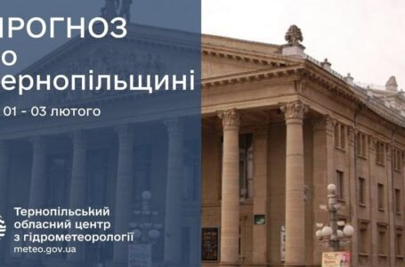 Без опадів: прогноз погоди у Тернополі на 1 лютого