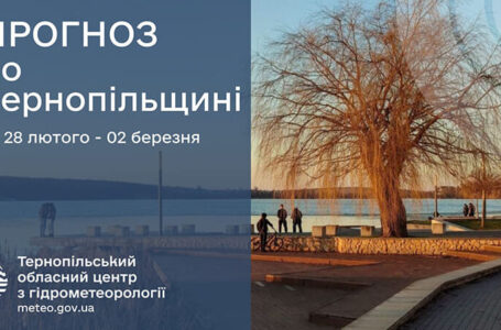 Хмарно і дощ: прогноз погоди у Тернополі на 28 лютого