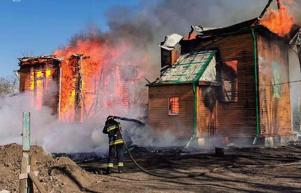 пожежа церква