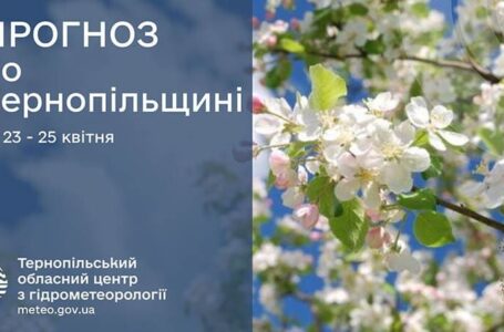 Погода в Тернополі: не забудьте і сонцезахисні окуляри, і парасолю!