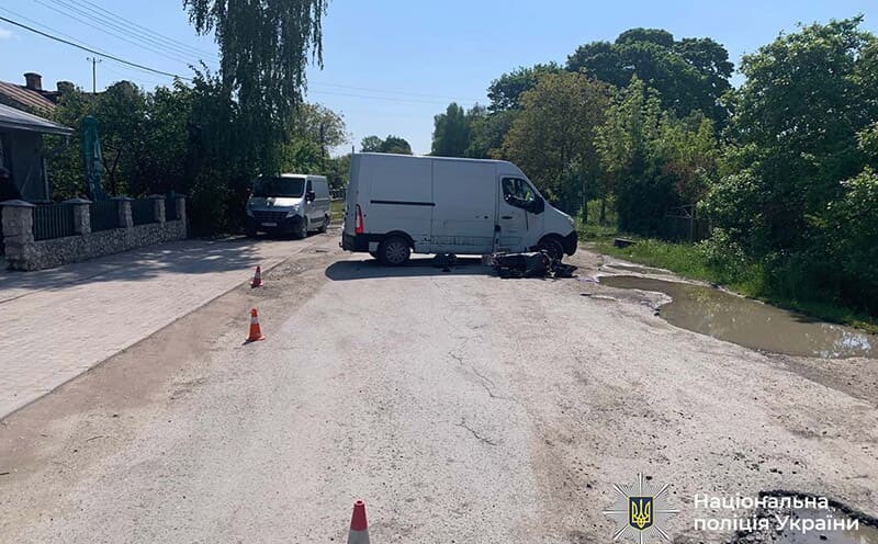На Збаражчині внаслідок ДТП травмувався 64-річний мотоцикліст