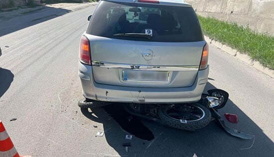 аварія мотоцикл