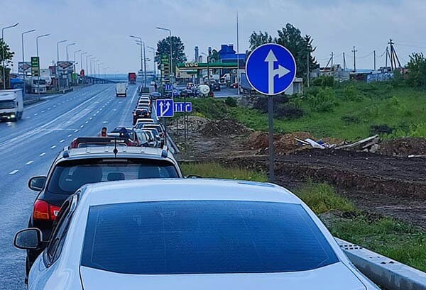 черга на АЗС