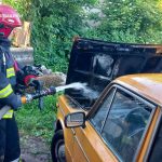 У Великому Говилові горів легковий автомобіль (ФОТО)