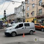 У Тернополі внаслідок зіткнення авто і велосипеда травмувалися троє людей