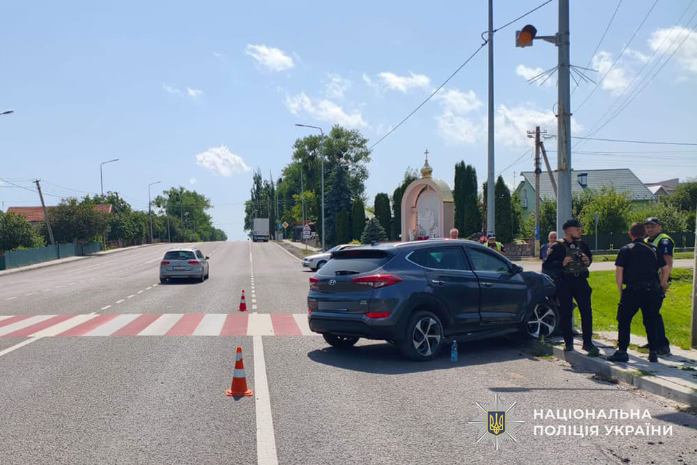 В Оришківцях внаслідок ДТП травмувалася пасажирка автомобіля Hyundai