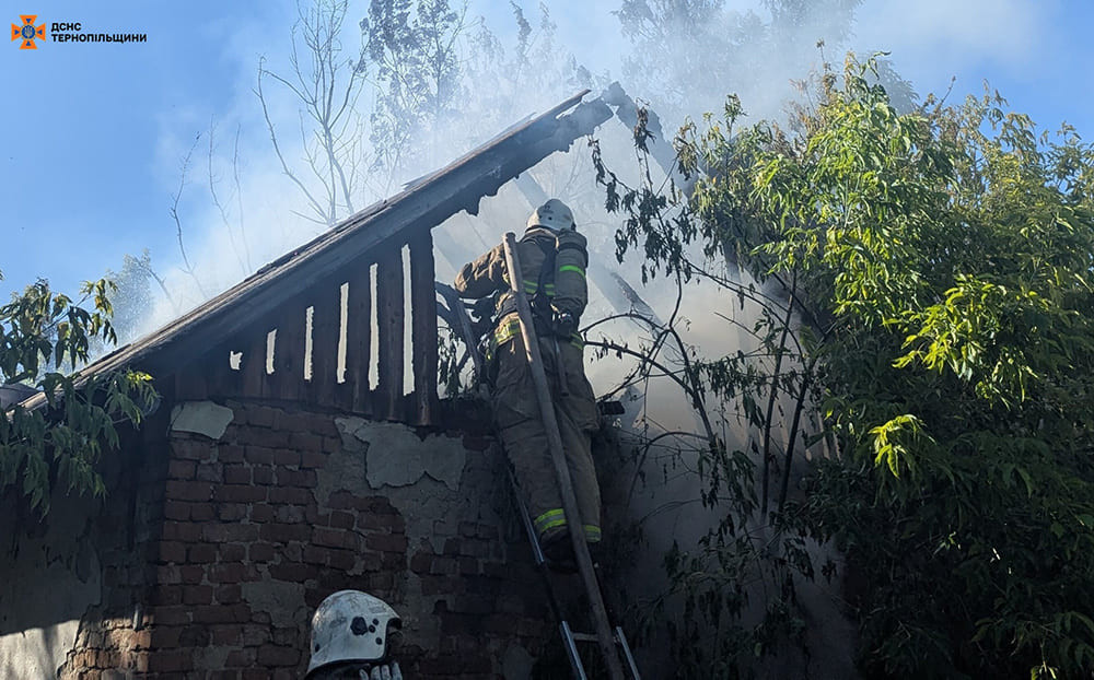На Лановеччині внаслідок пожежі загинула людина