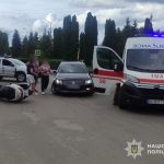 У Шумську внаслідок ДТП травмувалися водій та пасажирка скутера
