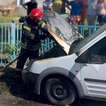 У Струсові біля ресторану згорів автомобіль “Форд”