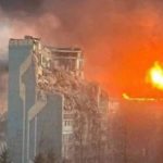 У Тернополі внаслідок російської атаки зруйновано багатоповерхівку
