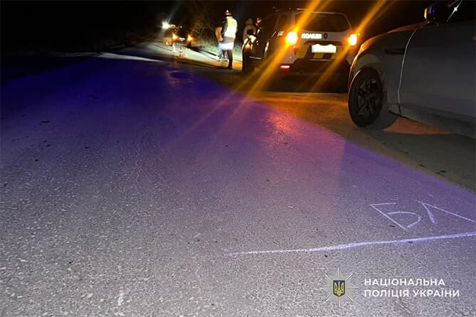 На Бережанщині водій “Ауді” збив нетверезого пішохода