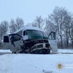 В аварії поблизу Монастириська травмувалися 6 пасажирів автобуса