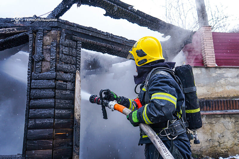 У Тернополі під час пожежі вибухнув газовий балон. Є травмовані
