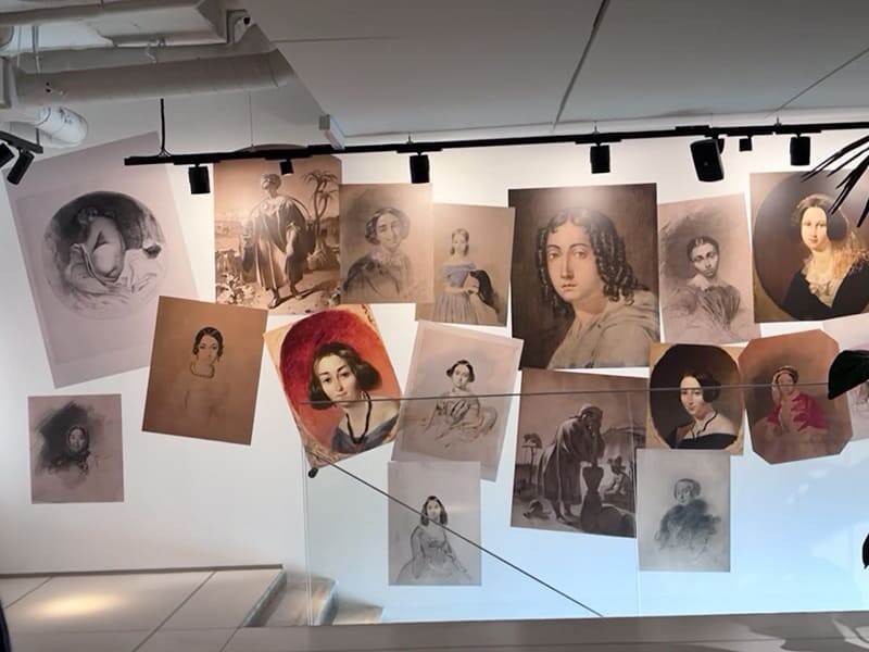 Жіночі портрети, виставка картин Тараса Шевченка