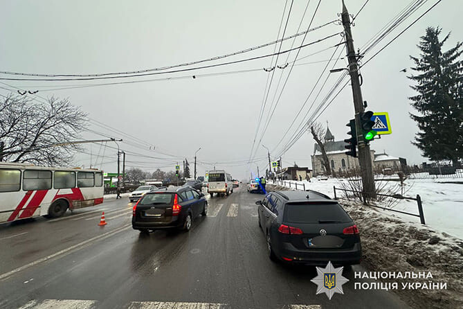 У Тернополі внаслідок ДТП травмувалися дві жінки