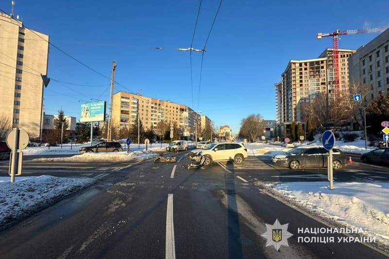 У Тернополі водій “Субару” збив мопедиста