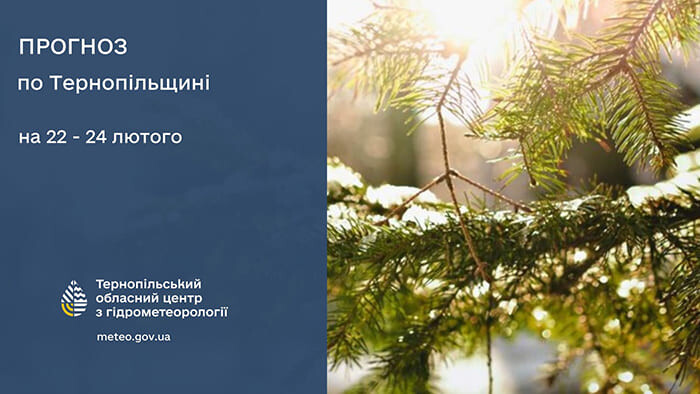 Іде потепління: прогноз погоди у Тернополі на 22-24 лютого