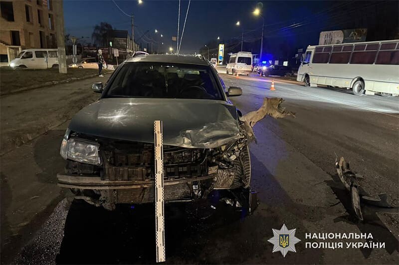 У Тернополі внаслідок ДТП 18-річний юнак отримав важкі травми