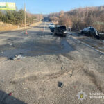 На Кременеччині зіткнулися три автомобілі. Є травмовані