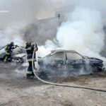 У Кременці згорів автомобіль “Ford Escort”