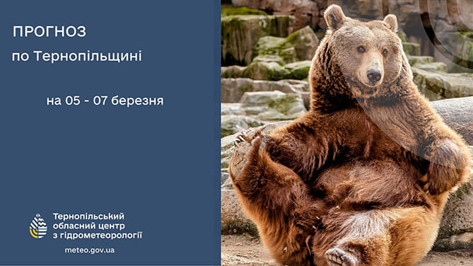 До 10° тепла: прогноз погоди у Тернополі на 5 березня