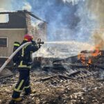 На Бережанщині горіла господарська будівля