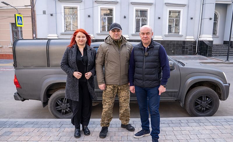 Повнопривідний пікап Isuzu для бійців 101-ї ОБрТрО: Сергій Надал