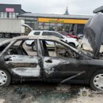У Кременці п’яний школяр спалив автомобіль (ВІДЕО)